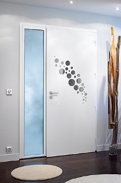 Exemple d'une porte d'entrée en Aluminium