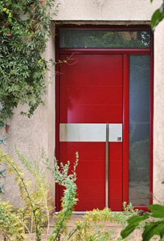 Exemple d'une porte d'entrée en Aluminium