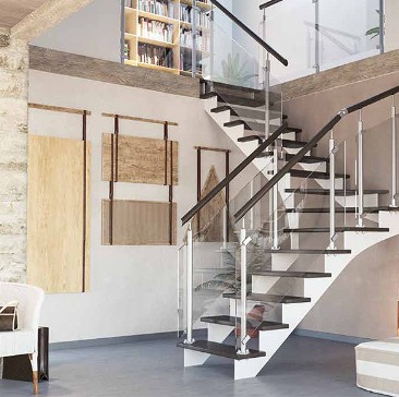 Exemple d'escalier moderne