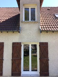 Pose de fenêtres et de portes fenêtres en pvc blanc