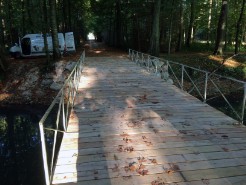 Rénovation d'un tablier de pont en bois